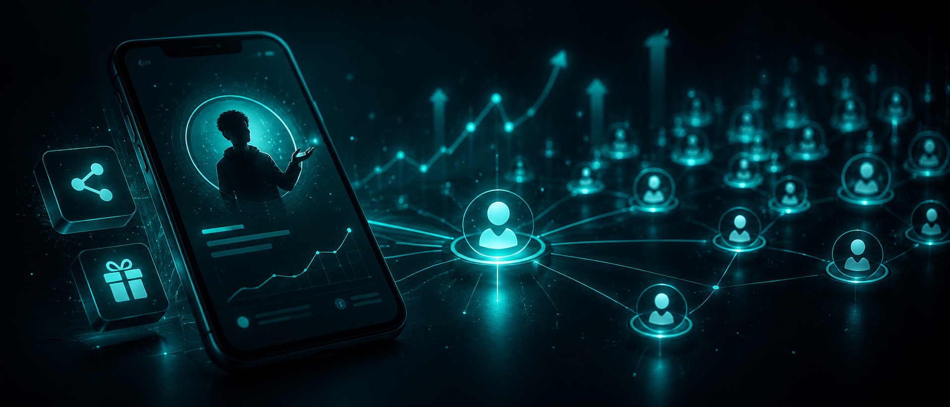 Promote with your own code and grow through your audience.